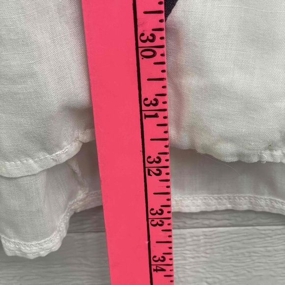 Vintage Dotti Geometric Oversized Long Wide Button Down Shirt medium batwing - Picture 9 of 10